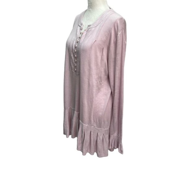 FREE PEOPLE 'Your Girl Tunic' Pink Size M - Picture 8 of 12